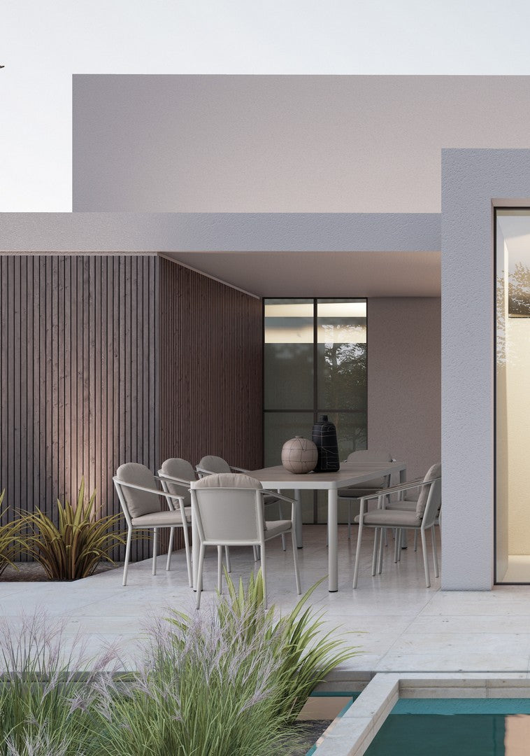 ENSEMBLE TABLE + 8 CHAISES ULISES