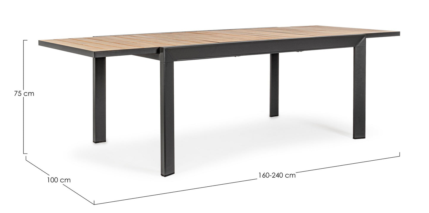 TABLE BELMAR 160 X 240 EXTENSIBLE