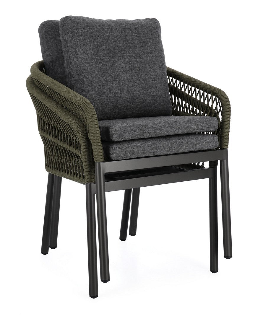FAUTEUIL GALDANA LOT DE 4