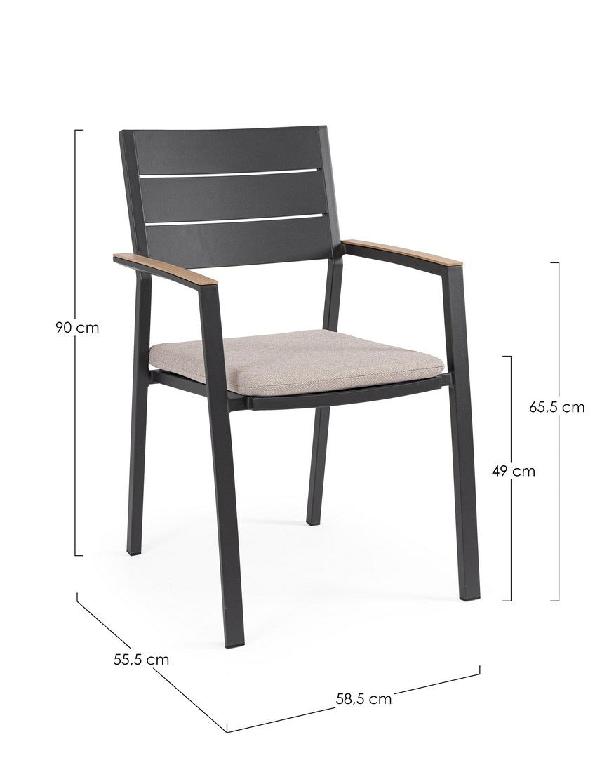 CHAISES ZELMAR LOT DE 4