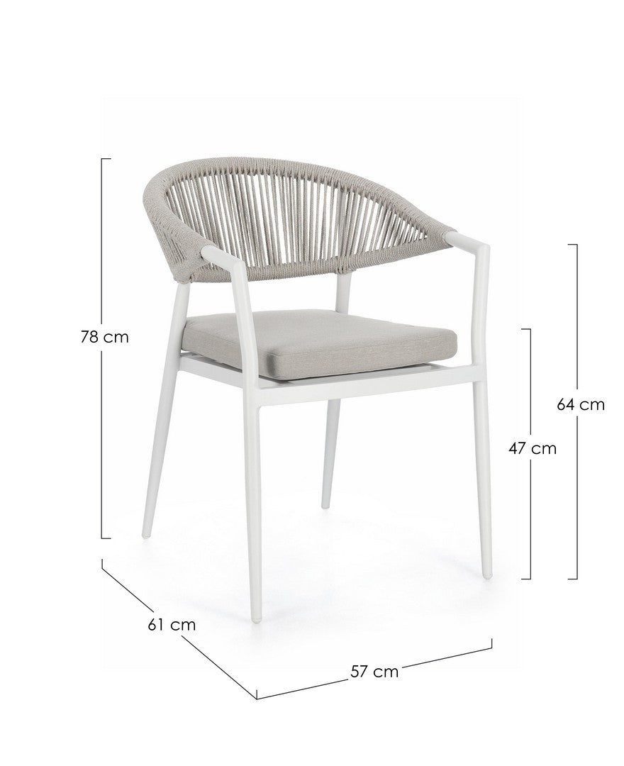 CHAISE MILLOR LOT DE 4