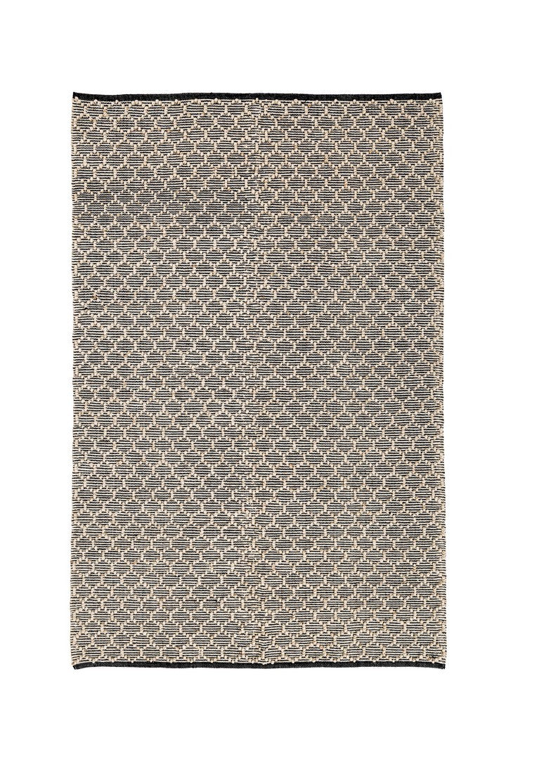 TAPIS DHAWAN NOIR/NATUREL